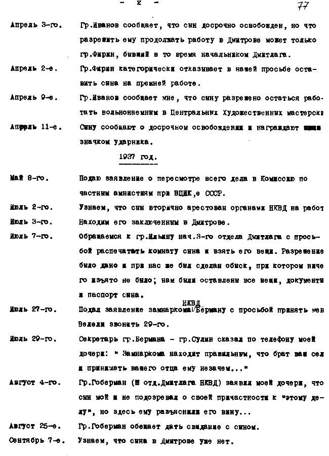 Sobolewski, P. K. (Vater): Chronik, S. 2