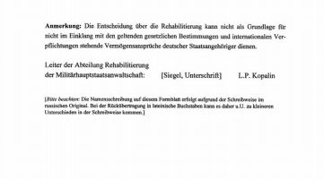 Rehabilitierung übersetzt, S. 2